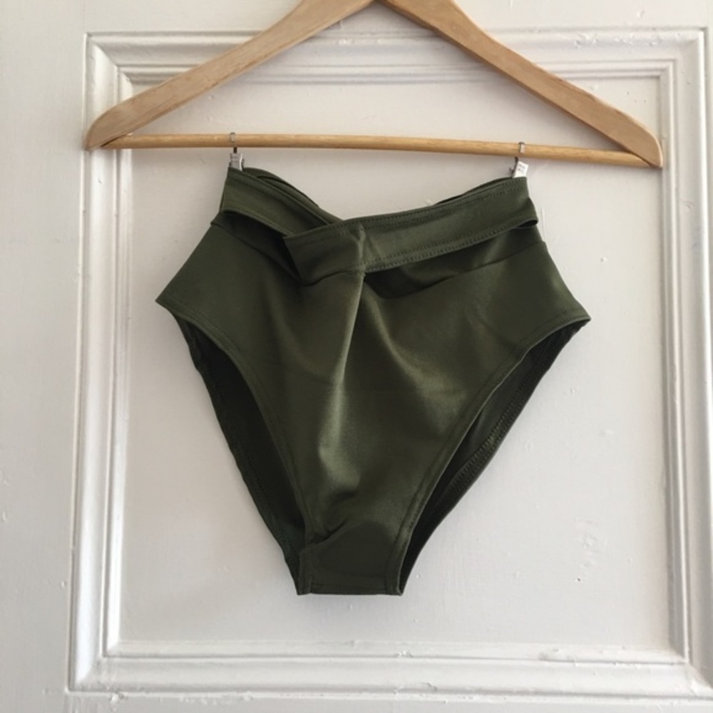 Bandage Olive Crisscross Bikini BNWT - Picture 5 of 5